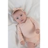 Peachroze wikkelbody lange mouwen